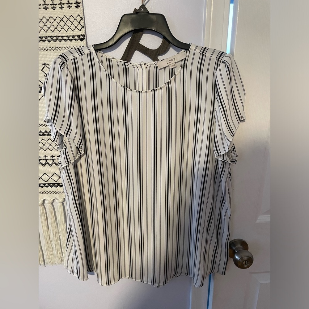 Loft striped blouse